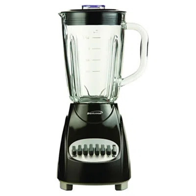 Brentwood 12 Speed Blender With Glass Jar In Black 12 Speed Blender With Glass Jar In Black