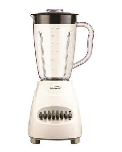 Brentwood 12-speed Blender With Glass Jar In Neutral