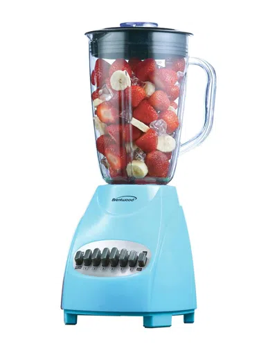 Brentwood 12-speed + Pulse Blender In Blue