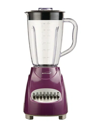 Brentwood 12-speed + Pulse Blender In Purple