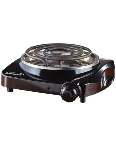 Brentwood 1200w Electric Single Burner In Brown