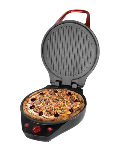 Brentwood 12in Pizza Maker & Grill In Black