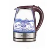 Brentwood 1.7-liter Tempered Glass Tea Kettle In Purple In Multi