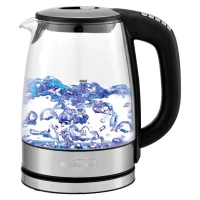 Brentwood 1.79 Quarts Electric Tea Kettle In Black