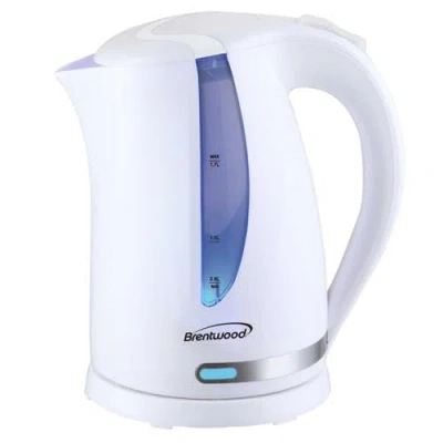 Brentwood 1.7l 1100w 360 Cordless Electric Kettle In White