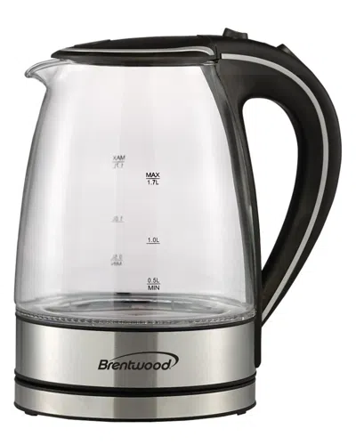 Brentwood 1.7l Glass Kettle In Transparent