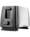 Brentwood 2-slice Extra Wide Slot Toaster In Black