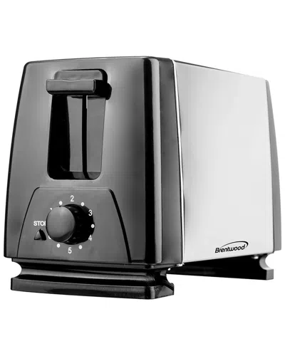 Brentwood 2-slice Extra Wide Slot Toaster In Black