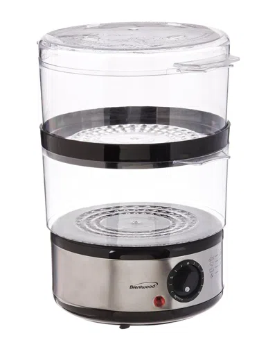 Brentwood 2-tier Food Steamer In Transparent