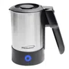 Brentwood 20 Ounce Stainless Steel Electric Travel Kettle In Black
