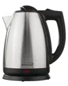 Brentwood 2l Stainless Steel Cordless Electric Kettle In Black