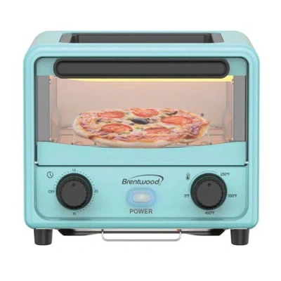 Brentwood 3 Liter Mini Toaster Oven In Blue