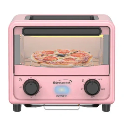 Brentwood 3 Liter Mini Toaster Oven In Pink