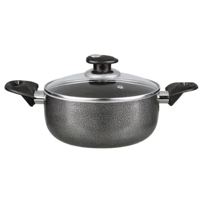Brentwood 3 Qt. Round Aluminum Dutch Oven In Gray