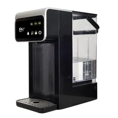 Brentwood 3-liter 1800w Digital Instant Hot Water Dispenser In Black With 7 Temperature Presets