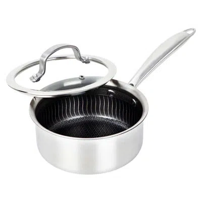 Brentwood ® 3-ply Hybrid Non-stick Stainless Steel Dutch Oven With Tempered Glass Lid