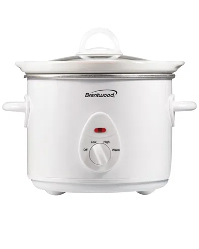 Brentwood 3qt Slow Cooker In White