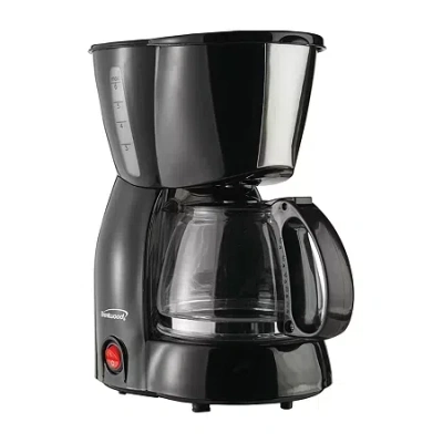 Brentwood 4-cup Coffee Maker In Black