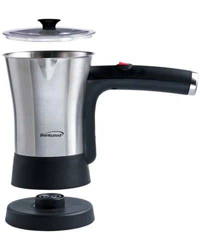 Brentwood 4 Cup Electric Turkish Coffee Maker In Silver