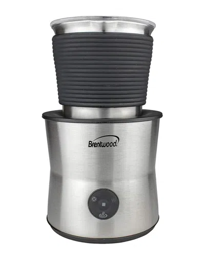 Brentwood 440ml Electric Milk Frother & Warmer In Silver