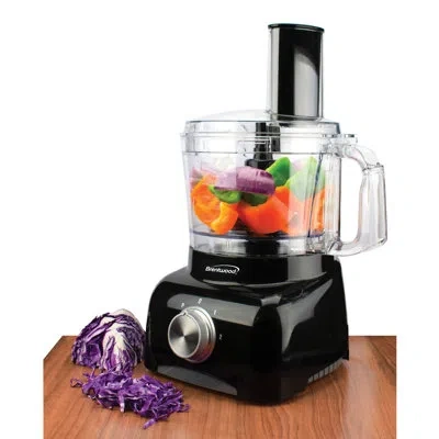 Brentwood 5 Cup Food Processor In White;black