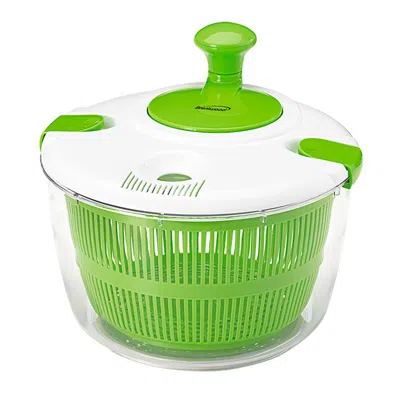 Brentwood 5 Quart Salad Spinner With Serving Bowl In Green