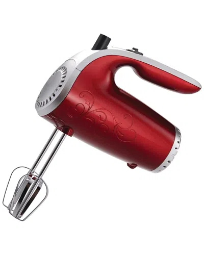 Brentwood 5-speed Hand Mixer In Red