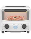 Brentwood 500-watt Stainless Steel Mini Toaster Oven In White