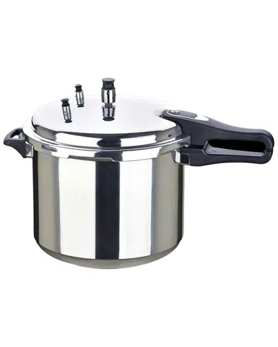 Brentwood 5.8l Aluminum Pressure Cooker In Silver