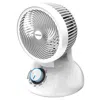 Brentwood 6 Inch Three Speed Oscllating Circulator Desktop Fan With Timer And Remote Control In Whit 6 Inch Three Speed Oscllating Circulator Desktop Fan With Timer And Remote Control In White In White