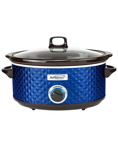 Brentwood 7qt Slow Cooker In Blue