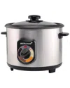 Brentwood 8 Cup Crispy Rice Cooker In Black