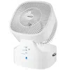 Brentwood 8 Inch Three Speed Oscillating Desktop Fan With Remote Control In White 8 Inch Three Speed Oscillating Desktop Fan With Remote Control In White In White