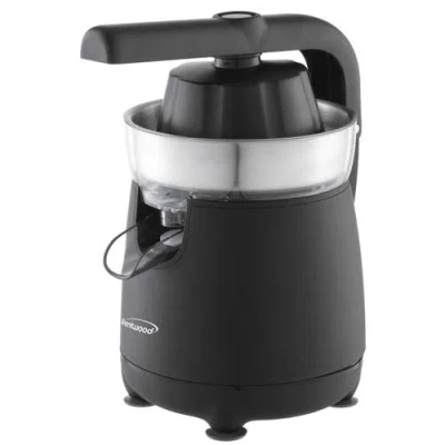 Brentwood 80 Watt Electric Citrus Juicer In Black