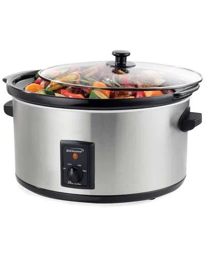 Brentwood 8qt Slow Cooker In Silver