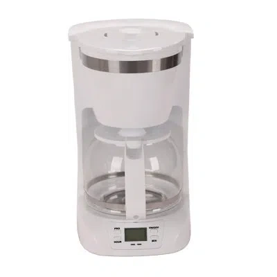 Brentwood Appliances 10-cup Digital Coffee Maker In White