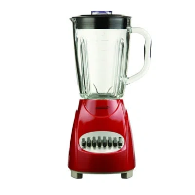 Brentwood Appliances Countertop Blender In Red