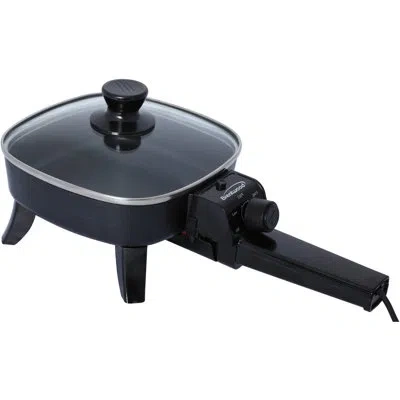 Brentwood Appliances Electric Skillet With Lid In Black