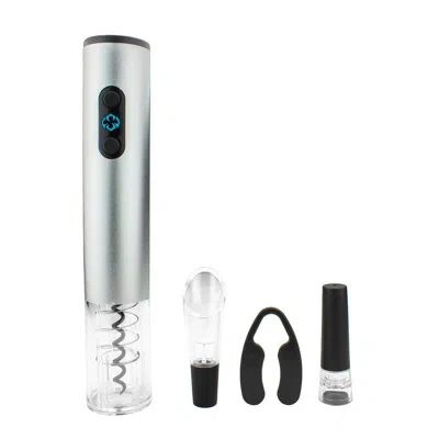 Brentwood Appliances Electric Wine Bar Tool Set In Silver;black