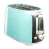 Brentwood Cool Touch 2 Slice Extra Wide Slot Toaster In Blue In Green