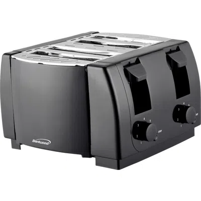 Brentwood Cool Touch 4 Slice Toaster In Black