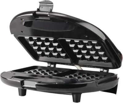 Brentwood Dual Waffle Maker In Black