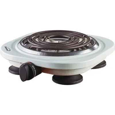 Brentwood Electric Burner In White