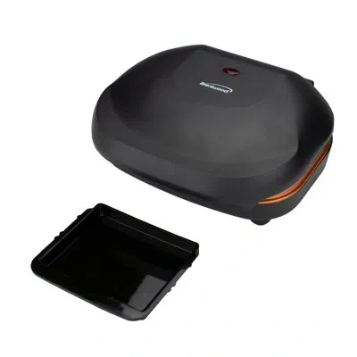 Brentwood Electric Grill And Panini Press In Black