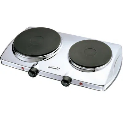 Brentwood Electric Hot Plate In White