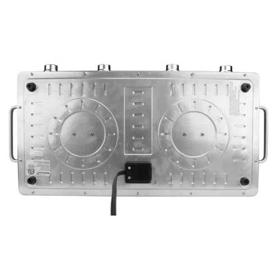 Brentwood Electtric Double Hot Plate In Silver;black