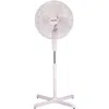 Brentwood F-165mw 16 In. Oscillating Stand Fan, White