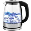 Brentwood Glass 1.7 Liter Electric Kettle With 6 Temperature Presets In Black In Multi