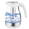 Brentwood Glass 1.7 Liter Electric Kettle With Tea Infuser In White In Multi
