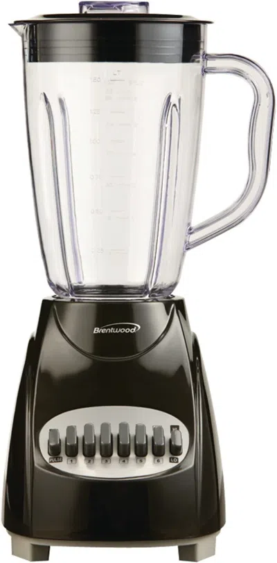 Brentwood Jb-220b 12-speed + Pulse Blender, Black In Multi